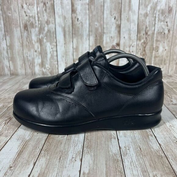Sas hook and loop me too Mens leather sneaker size 9 - Picture 2 of 8